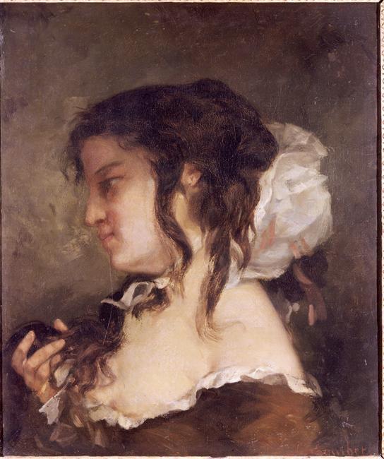 Wikioo.org - The Encyclopedia of Fine Arts - Painting, Artwork by Gustave Courbet - The Reflection