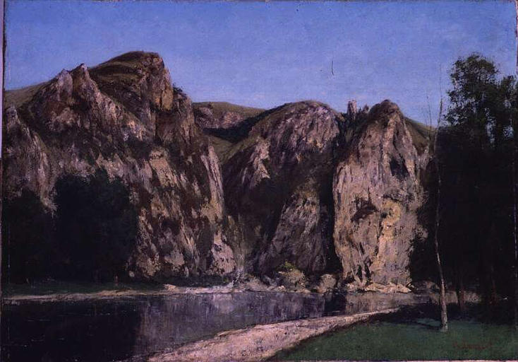 Wikioo.org - Encyklopedia Sztuk Pięknych - Malarstwo, Grafika Gustave Courbet - La Meuse a Freyr