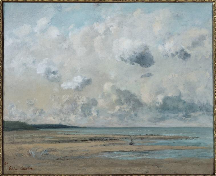 Wikioo.org - The Encyclopedia of Fine Arts - Painting, Artwork by Gustave Courbet - Shores of Normandy