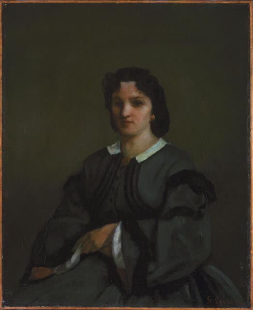 WikiOO.org – 美術百科全書 - 繪畫，作品 Gustave Courbet - 女人与手套