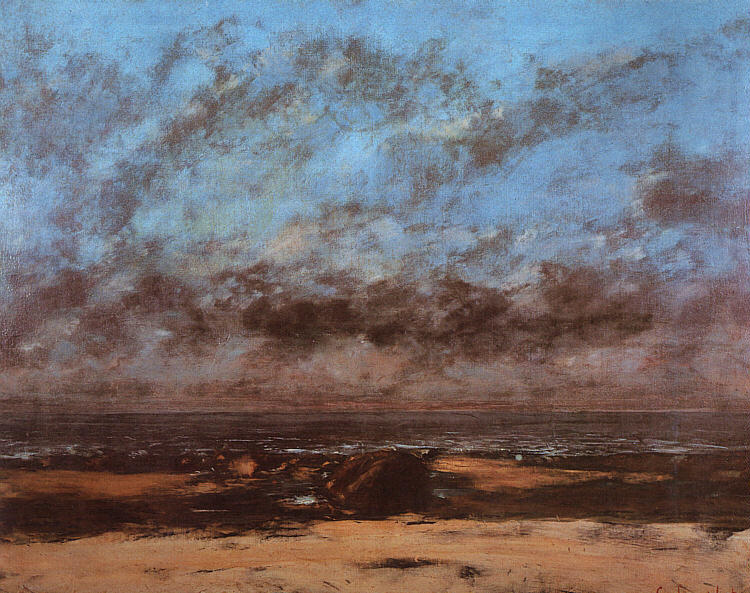 Wikioo.org - The Encyclopedia of Fine Arts - Painting, Artwork by Gustave Courbet - Low Tide