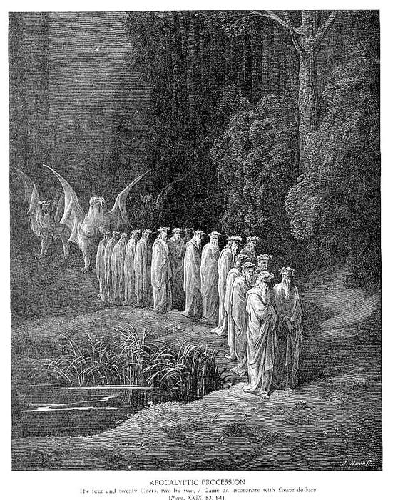 WikiOO.org - Enciklopedija dailės - Tapyba, meno kuriniai Paul Gustave Doré - Apocalyptic Procession