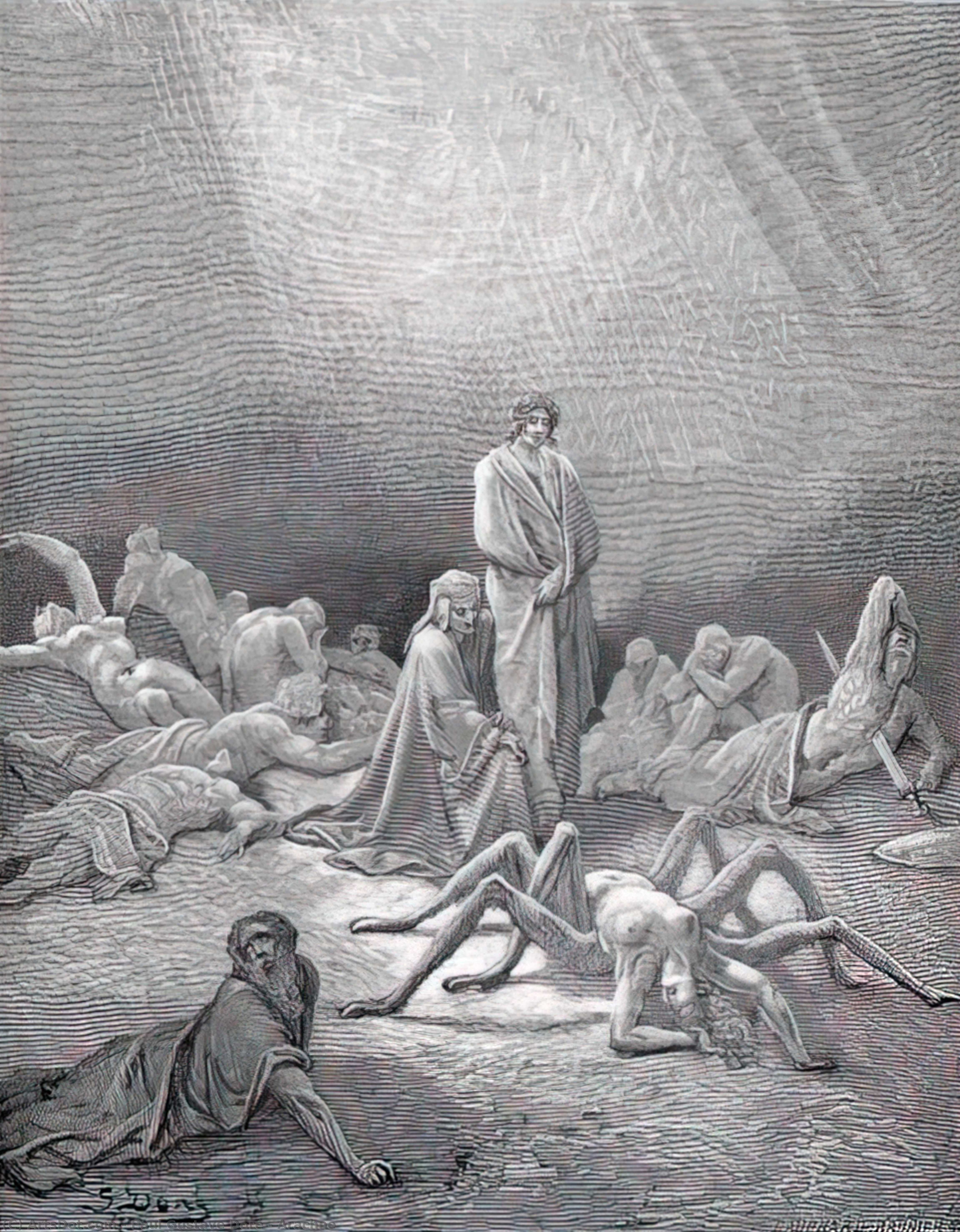 WikiOO.org - 百科事典 - 絵画、アートワーク Paul Gustave Doré - アラクネ