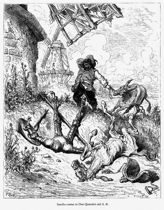 Wikioo.org - The Encyclopedia of Fine Arts - Painting, Artwork by Paul Gustave Doré - Don Quixote (10)