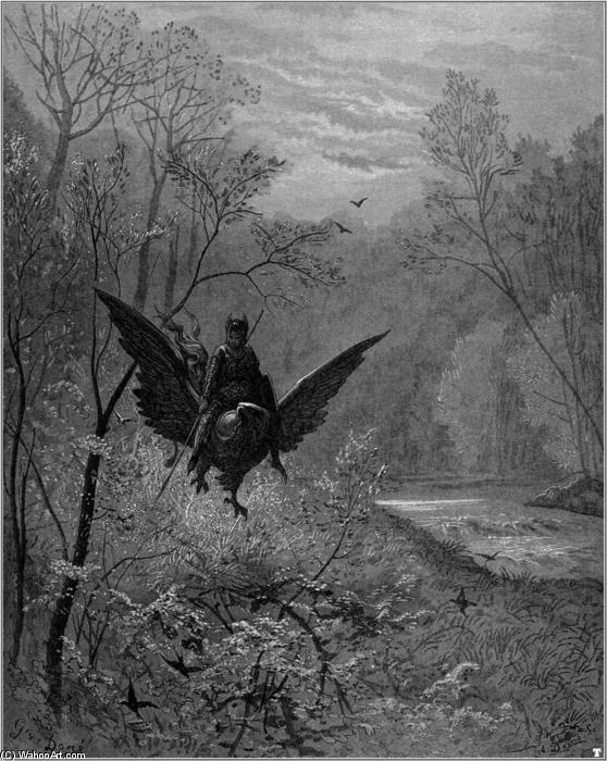 Wikioo.org - The Encyclopedia of Fine Arts - Painting, Artwork by Paul Gustave Doré - Orlando Furioso (10)