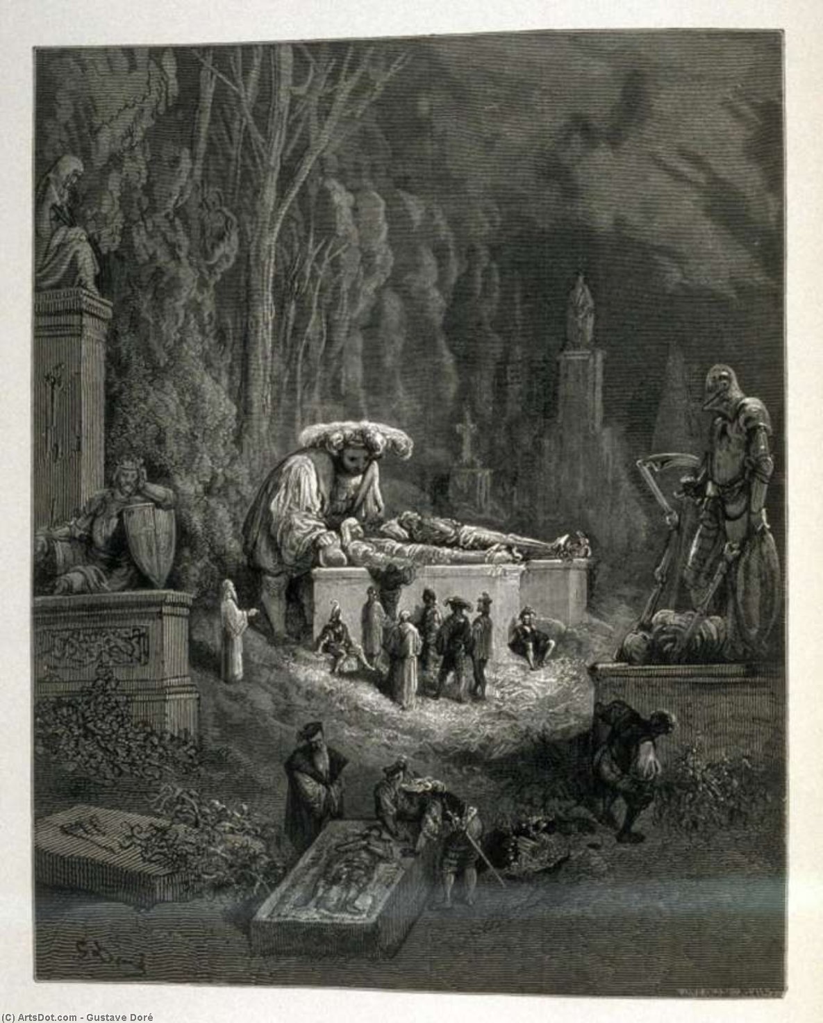 Wikioo.org – La Enciclopedia de las Bellas Artes - Pintura, Obras de arte de Paul Gustave Doré - Pantagruel