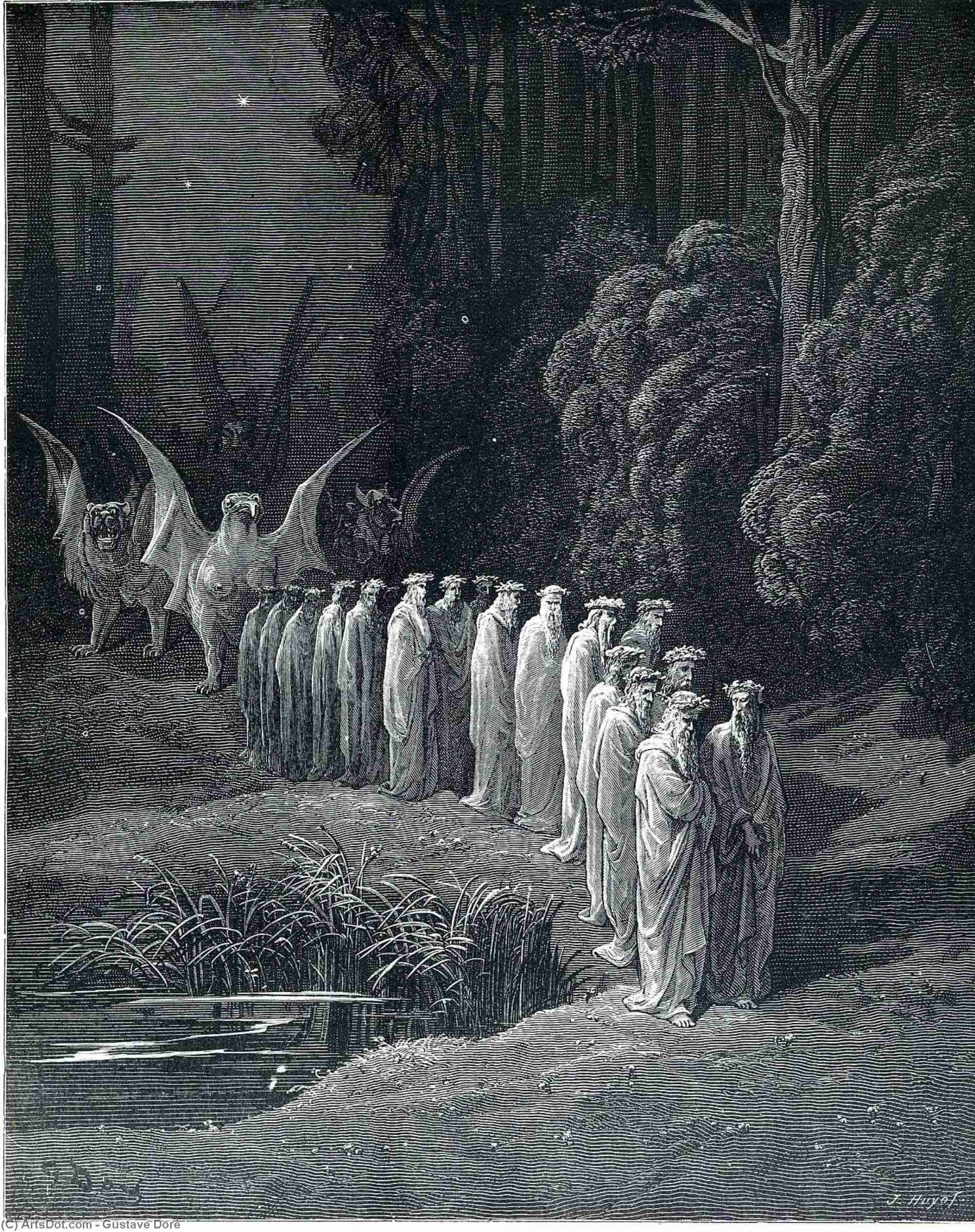 Wikioo.org - The Encyclopedia of Fine Arts - Painting, Artwork by Paul Gustave Doré - Purgatorio