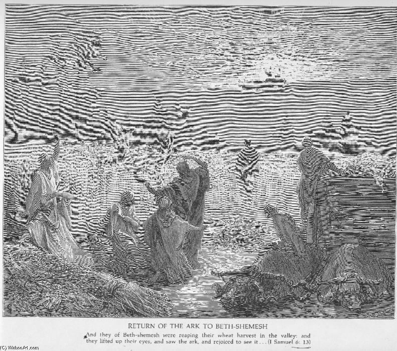 Wikioo.org - The Encyclopedia of Fine Arts - Painting, Artwork by Paul Gustave Doré - The Ark Is Returned to Beth shemesh