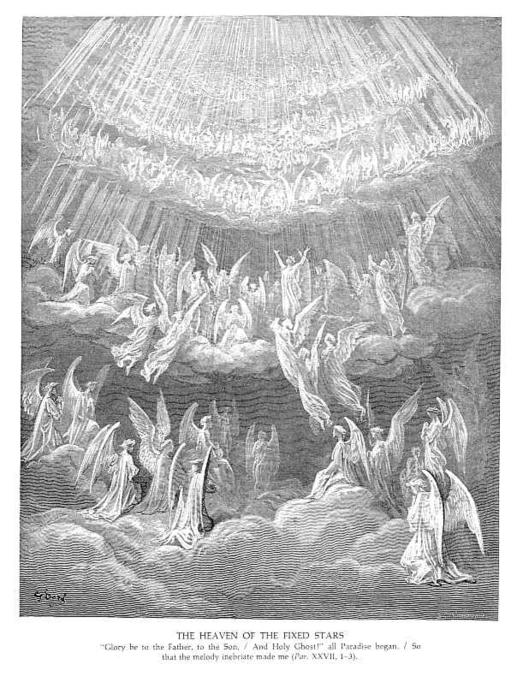 WikiOO.org - دایره المعارف هنرهای زیبا - نقاشی، آثار هنری Paul Gustave Doré - The Heaven of the Fixed Stars II