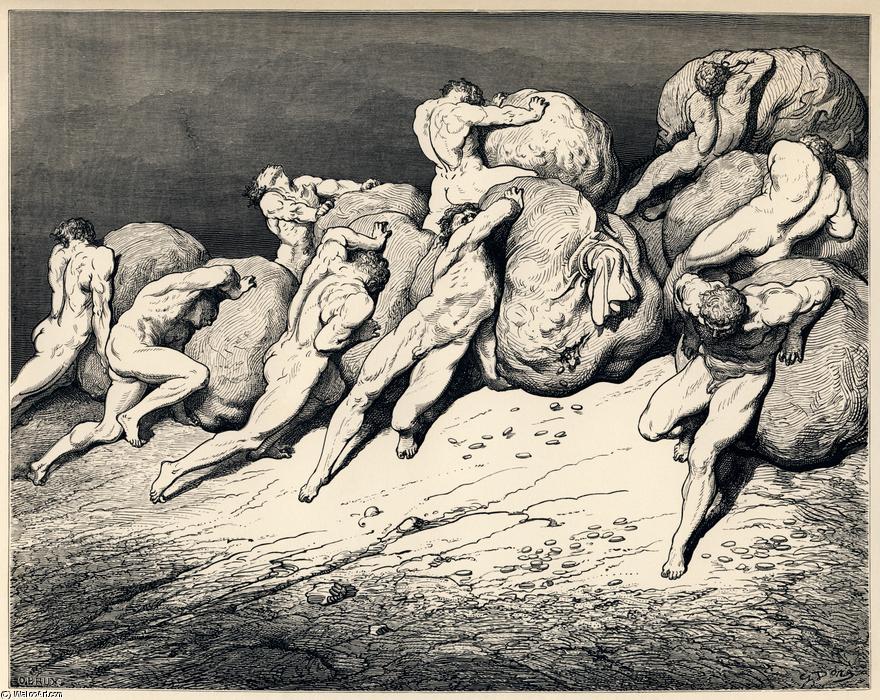 Wikoo.org - موسوعة الفنون الجميلة - اللوحة، العمل الفني Paul Gustave Doré - The hoarders and wasters