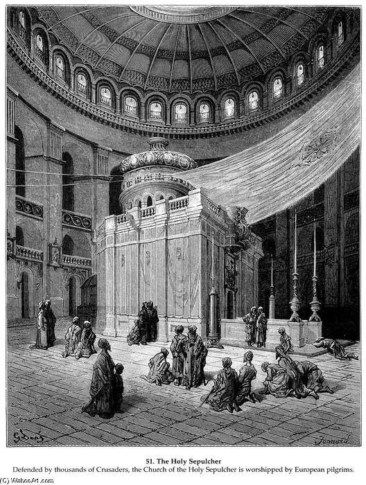 Wikioo.org - The Encyclopedia of Fine Arts - Painting, Artwork by Paul Gustave Doré - The Holy Sepulcher