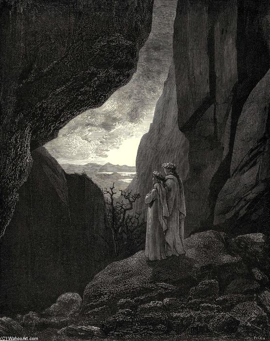 WikiOO.org - Encyclopedia of Fine Arts - Lukisan, Artwork Paul Gustave Doré - The Inferno, Canto 34