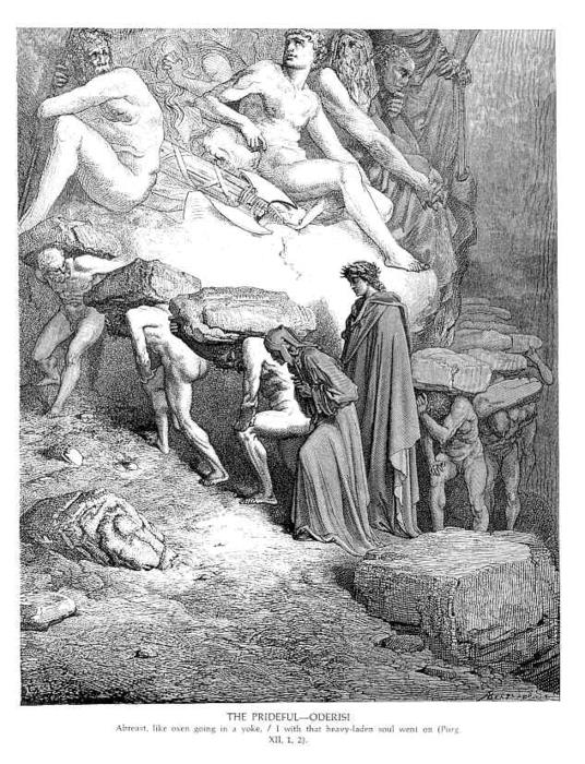 Wikioo.org - The Encyclopedia of Fine Arts - Painting, Artwork by Paul Gustave Doré - The Prideful--Oderisi