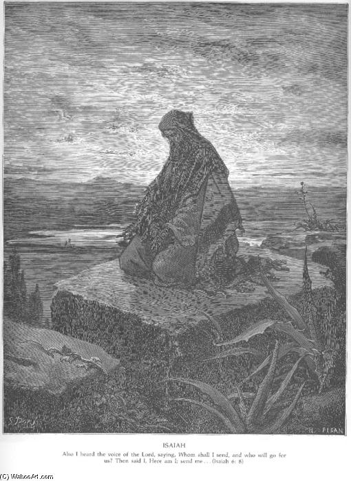 WikiOO.org - Encyclopedia of Fine Arts - Maalaus, taideteos Paul Gustave Doré - The Prophet Isaiah