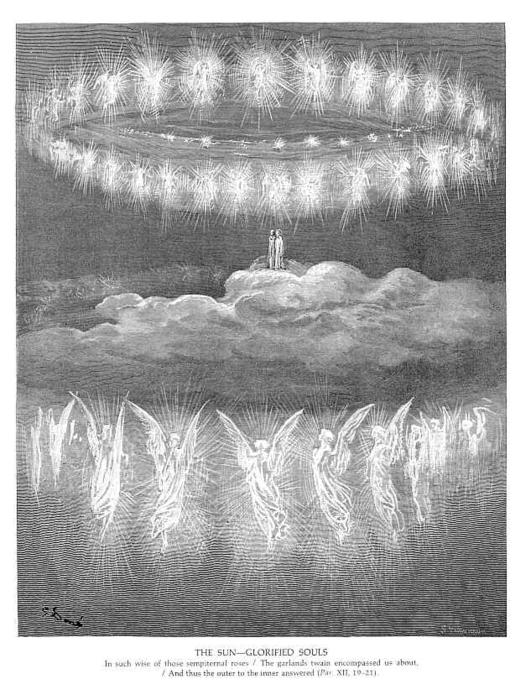 WikiOO.org - دایره المعارف هنرهای زیبا - نقاشی، آثار هنری Paul Gustave Doré - The Sun--Glorifies Souls