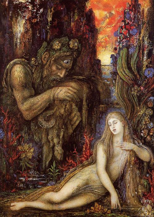 Wikioo.org - The Encyclopedia of Fine Arts - Painting, Artwork by Gustave Moreau - Galatea