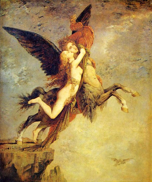 WikiOO.org - Encyclopedia of Fine Arts - Lukisan, Artwork Gustave Moreau - The Chimera