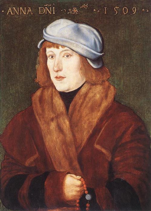 Wikioo.org - The Encyclopedia of Fine Arts - Painting, Artwork by Hans Baldung - Portrait Of A Young man
