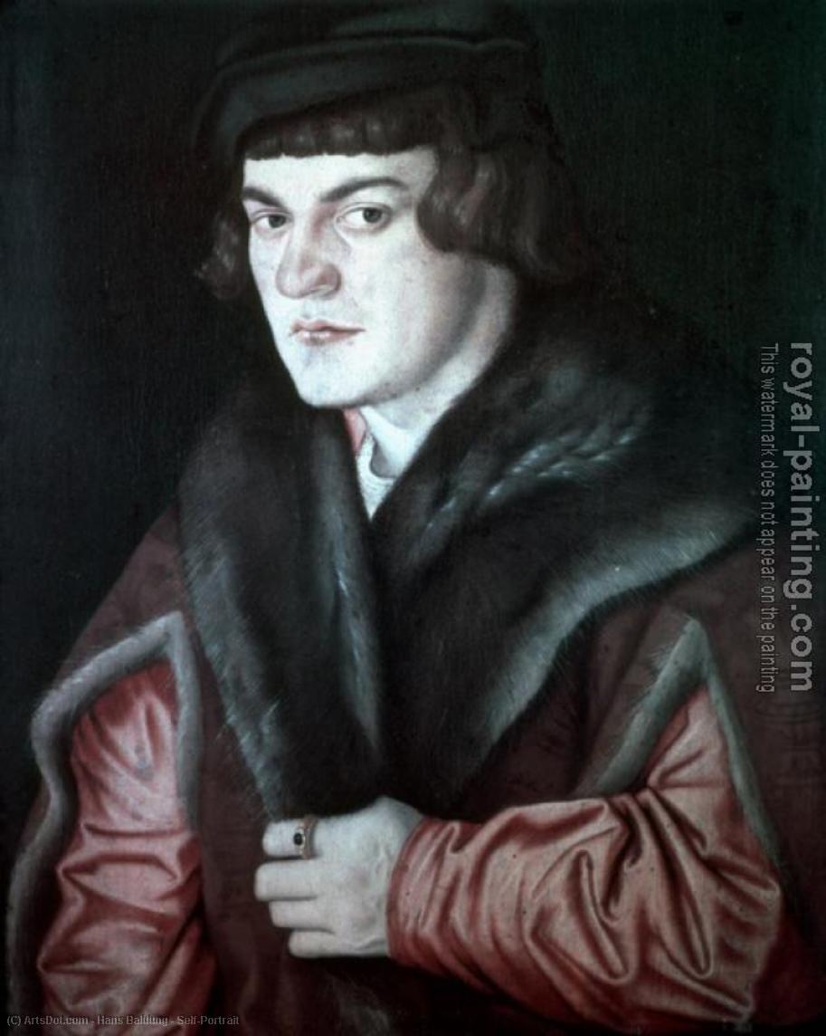 WikiOO.org - Encyclopedia of Fine Arts - Maalaus, taideteos Hans Baldung - Self-Portrait