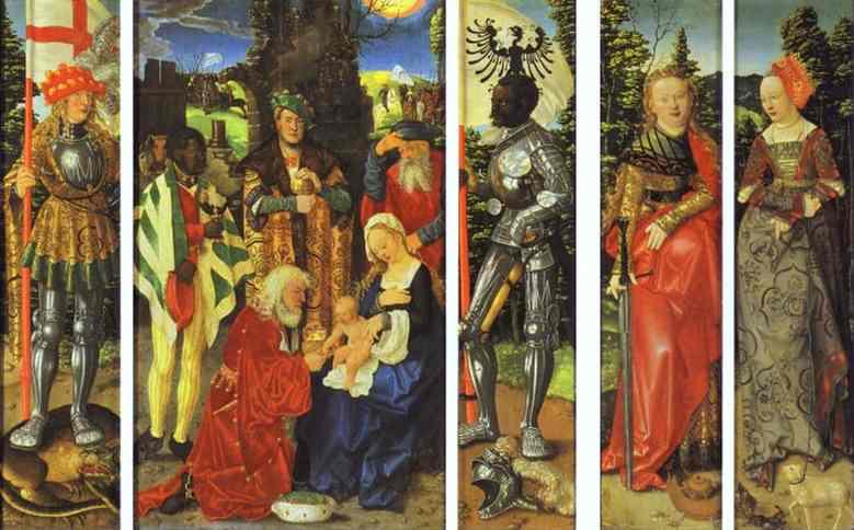 Wikioo.org - The Encyclopedia of Fine Arts - Painting, Artwork by Hans Baldung - The Three Kings Altarpiece