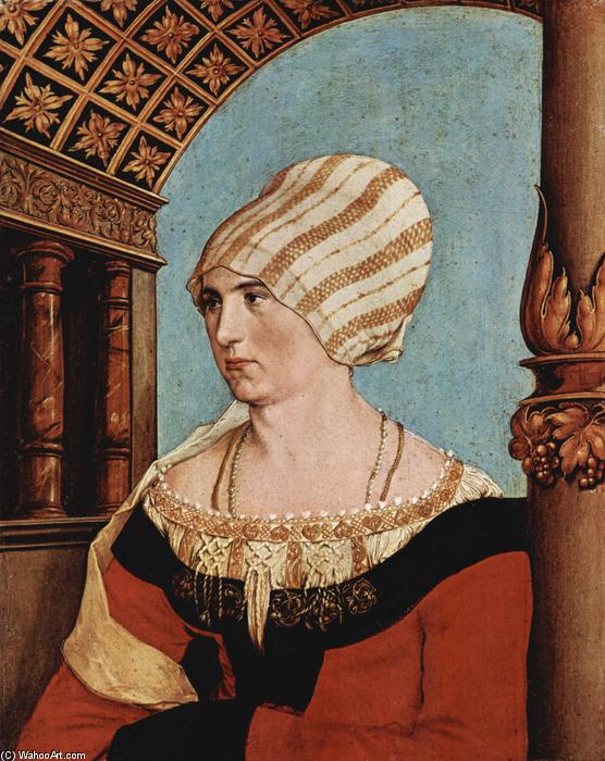 Wikioo.org - The Encyclopedia of Fine Arts - Painting, Artwork by Hans Holbein The Younger - Dorothea Kannengiesser