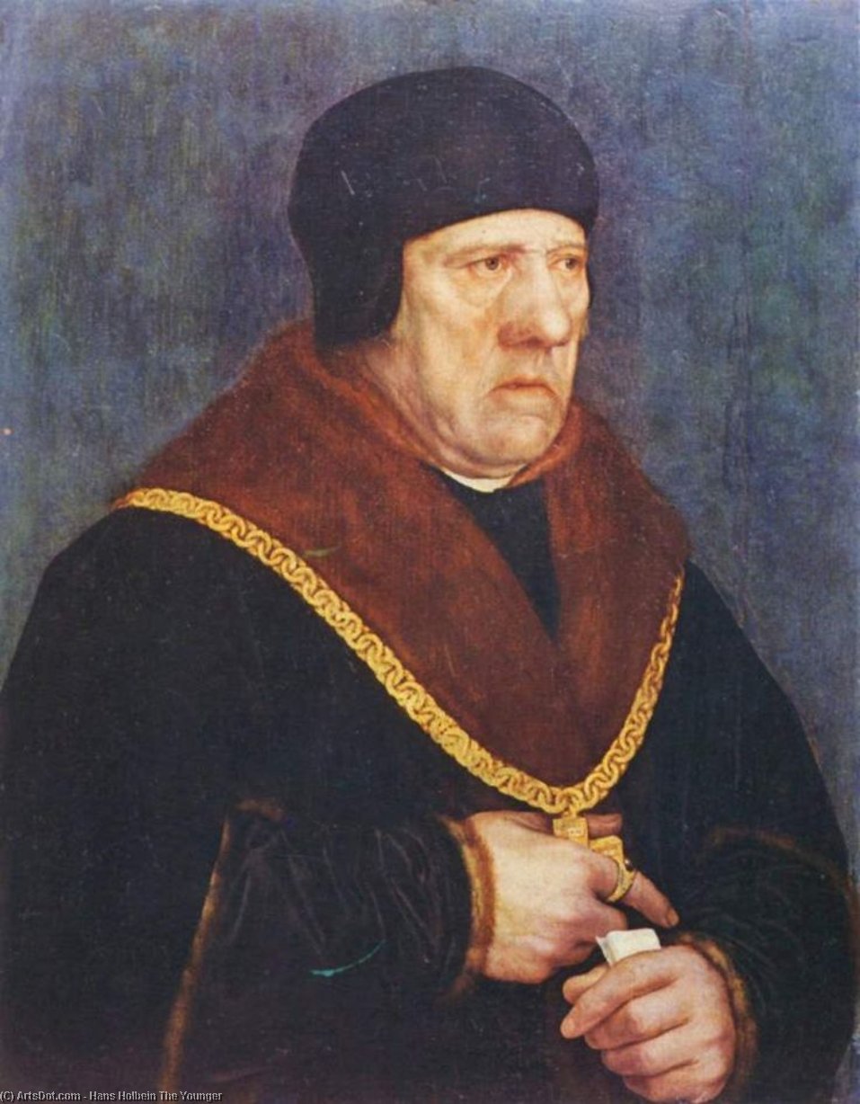 WikiOO.org - Encyclopedia of Fine Arts - Maľba, Artwork Hans Holbein The Younger - Sir Henry Wyatt