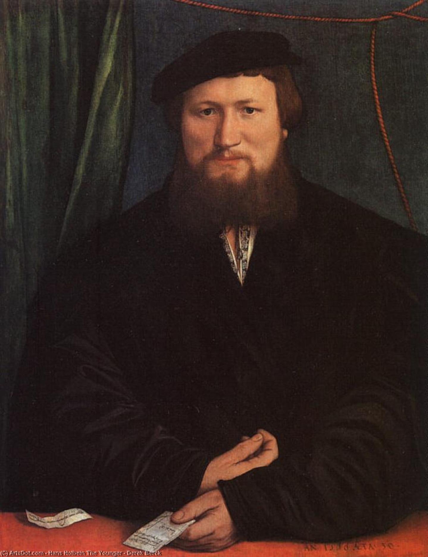 Wikoo.org - موسوعة الفنون الجميلة - اللوحة، العمل الفني Hans Holbein The Younger - Derek Berck