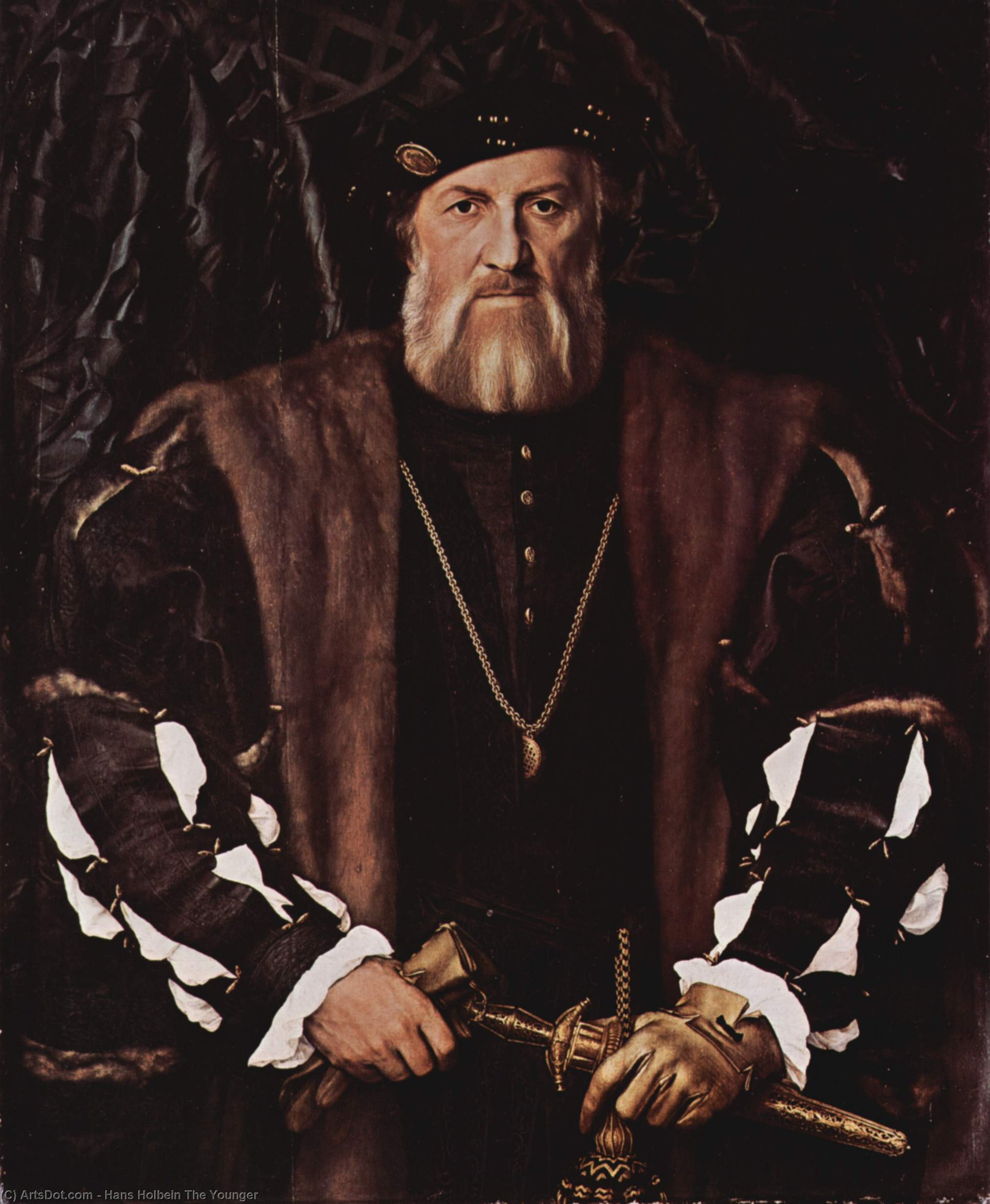 WikiOO.org - Güzel Sanatlar Ansiklopedisi - Resim, Resimler Hans Holbein The Younger - Portrait of Charles de Solier