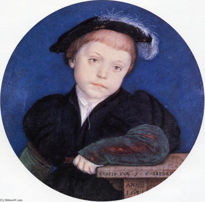 Wikoo.org - موسوعة الفنون الجميلة - اللوحة، العمل الفني Hans Holbein The Younger - Portrait of Charles Brandon