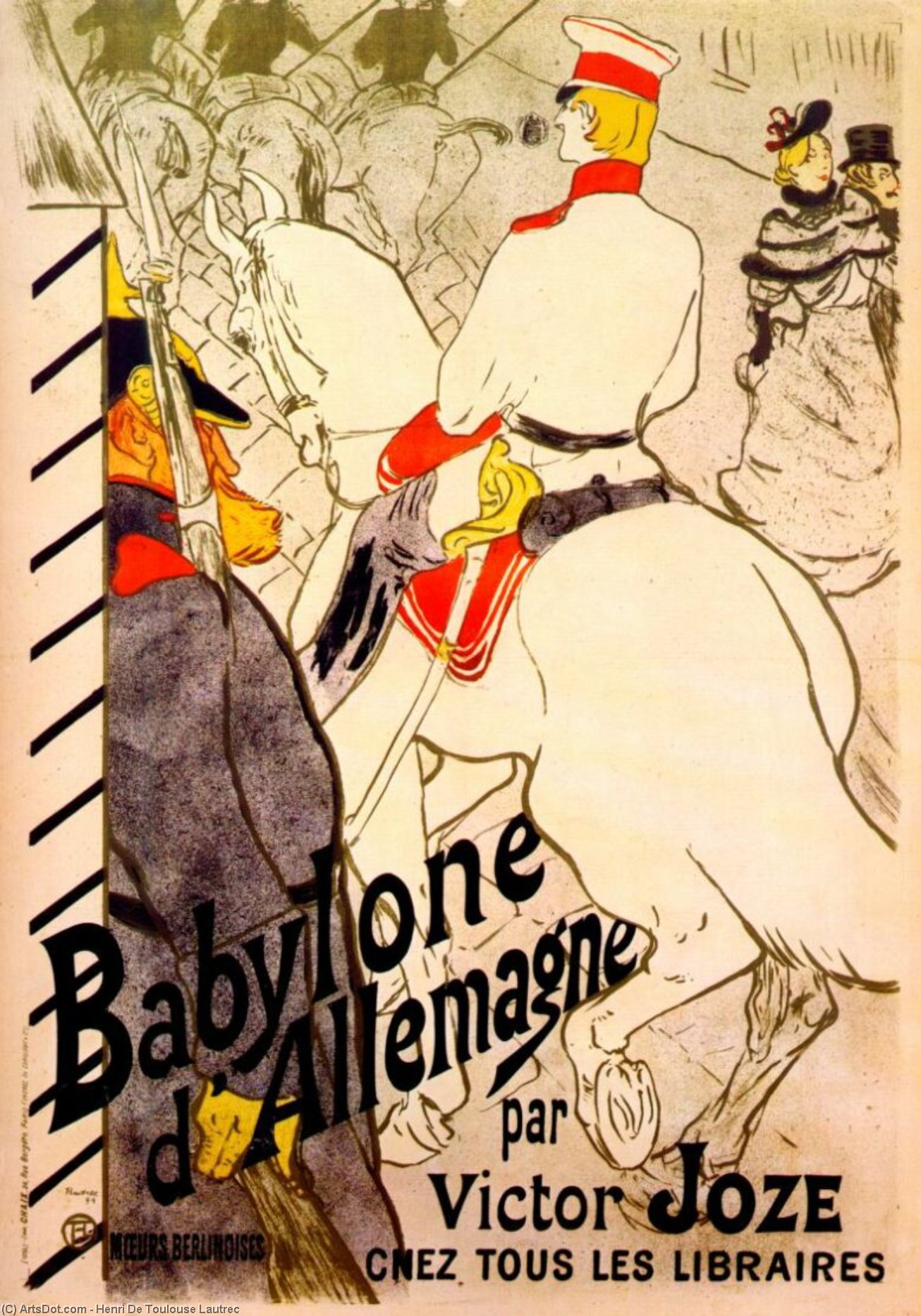 WikiOO.org - Encyclopedia of Fine Arts - Festés, Grafika Henri De Toulouse Lautrec - Babylon German by Victor Joze