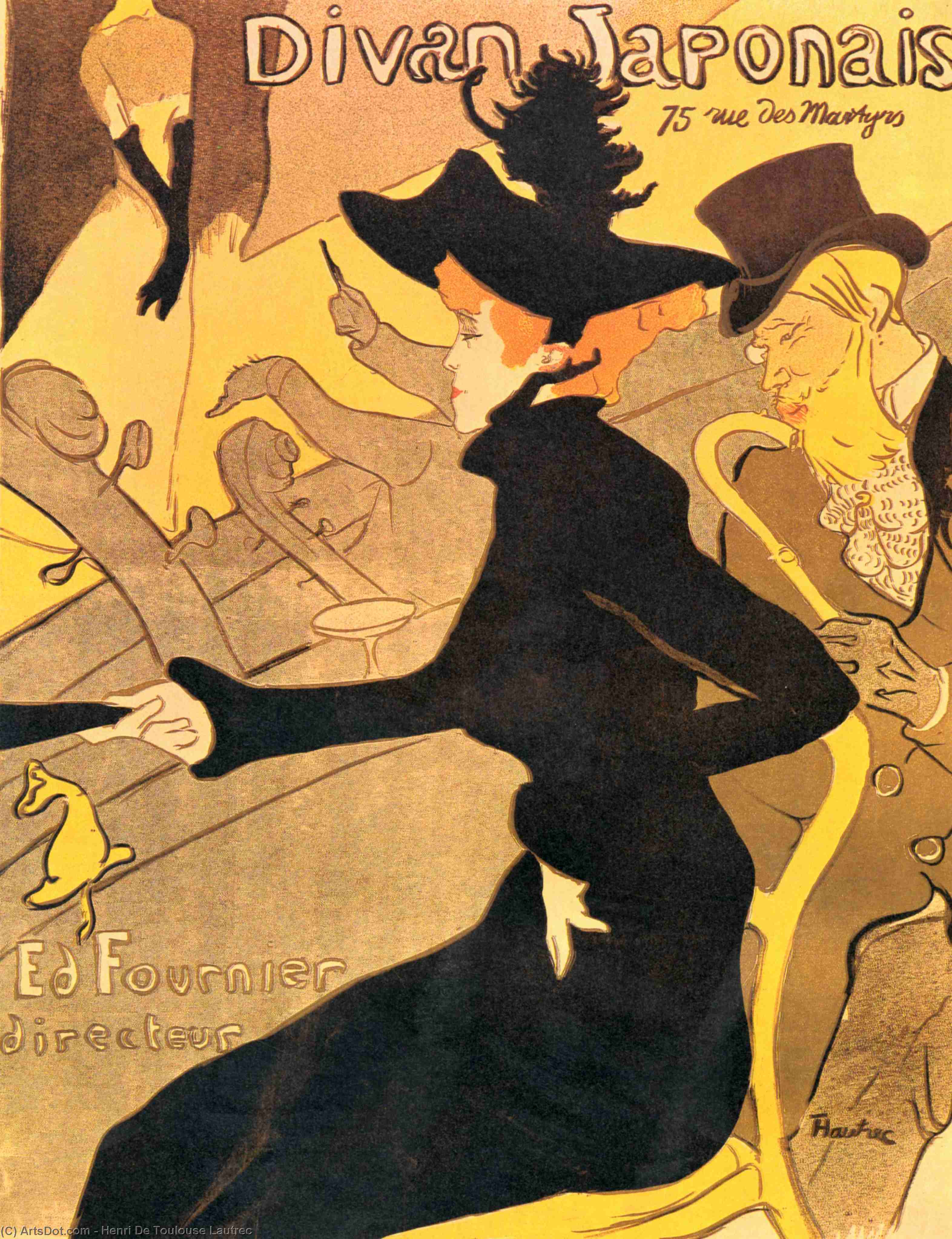 WikiOO.org – 美術百科全書 - 繪畫，作品 Henri De Toulouse Lautrec - 长沙发JAPONAIS