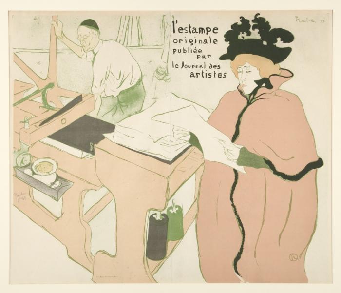 Wikioo.org – L'Encyclopédie des Beaux Arts - Peinture, Oeuvre de Henri De Toulouse Lautrec - couverture de de  la  dorigine  imprimé