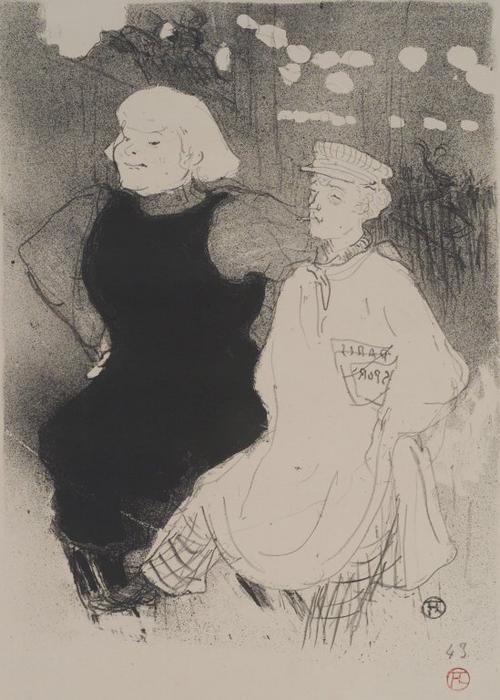 Wikioo.org – La Enciclopedia de las Bellas Artes - Pintura, Obras de arte de Henri De Toulouse Lautrec - Moulin Colorete L `Union Franco Ruso