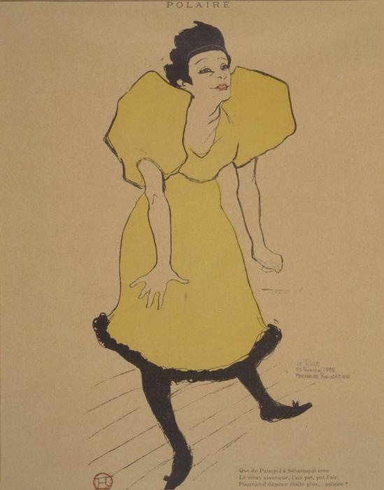 WikiOO.org - 백과 사전 - 회화, 삽화 Henri De Toulouse Lautrec - Polaire