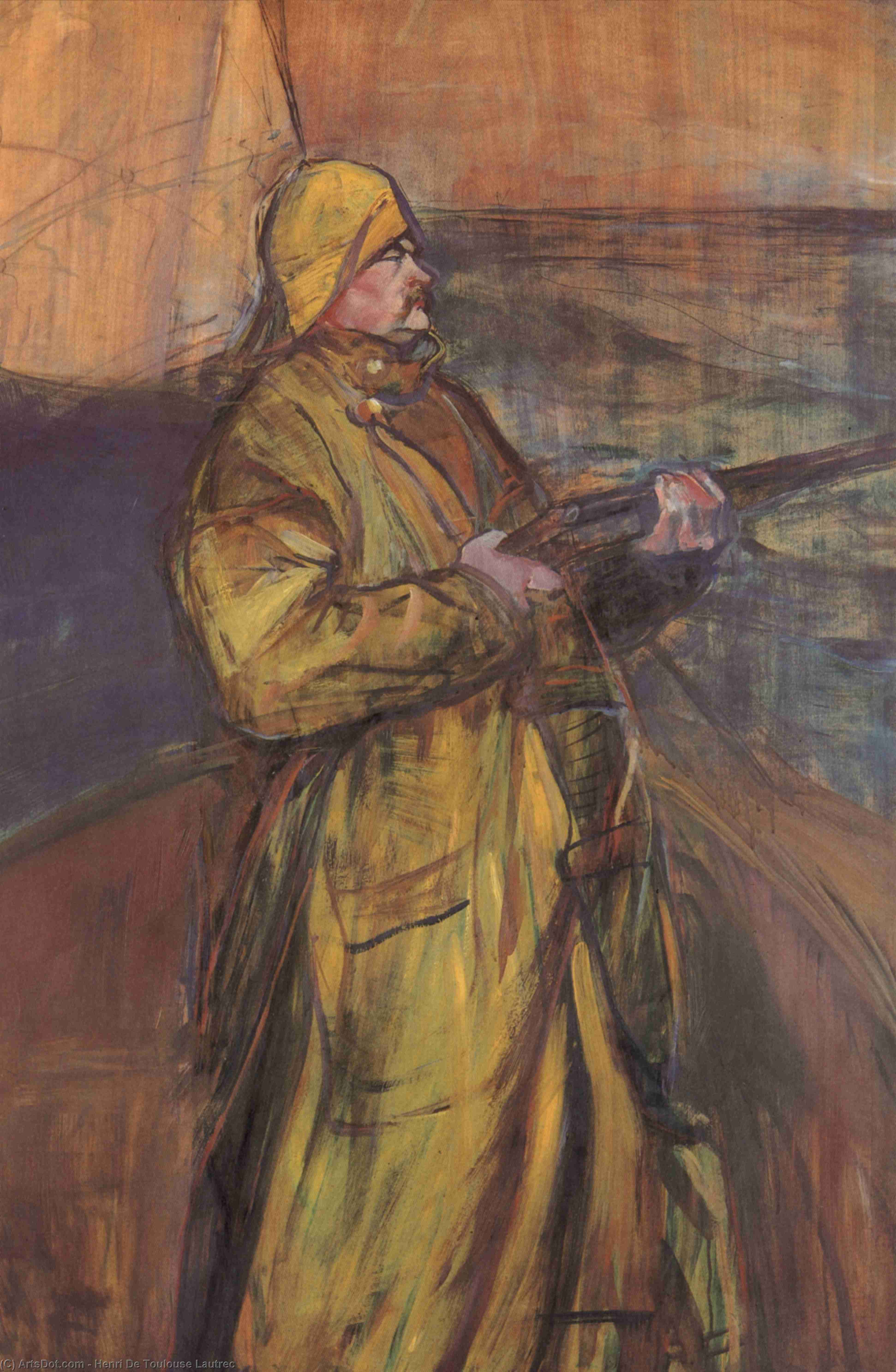 Wikioo.org - The Encyclopedia of Fine Arts - Painting, Artwork by Henri De Toulouse Lautrec - Maurice Joyant Somme bay