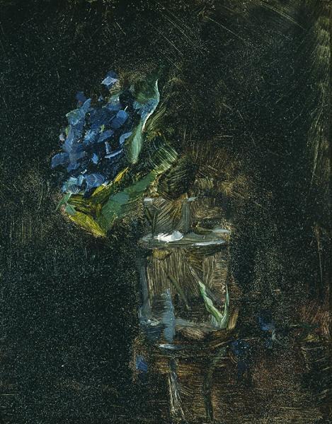 WikiOO.org - Encyclopedia of Fine Arts - Malba, Artwork Henri De Toulouse Lautrec - Bouquet of Violets in a Vase
