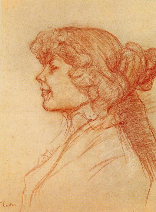 Wikioo.org – La Enciclopedia de las Bellas Artes - Pintura, Obras de arte de Henri De Toulouse Lautrec - el inglés chica en el estrella in el havre