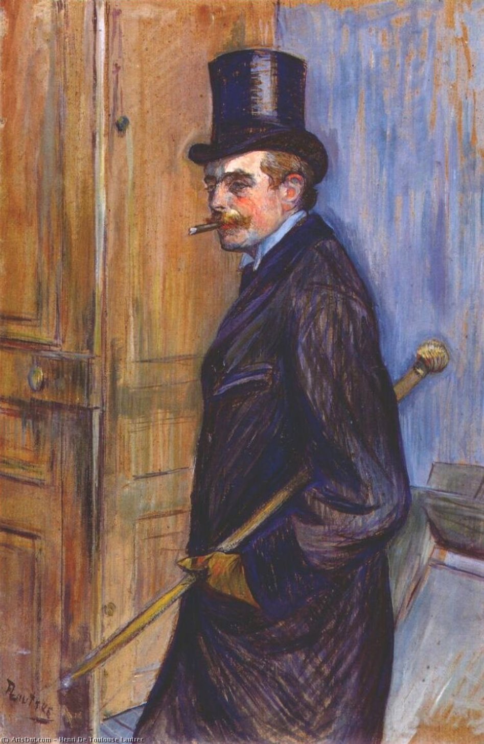 WikiOO.org - Encyclopedia of Fine Arts - Maľba, Artwork Henri De Toulouse Lautrec - Monsieur Louis Pascal