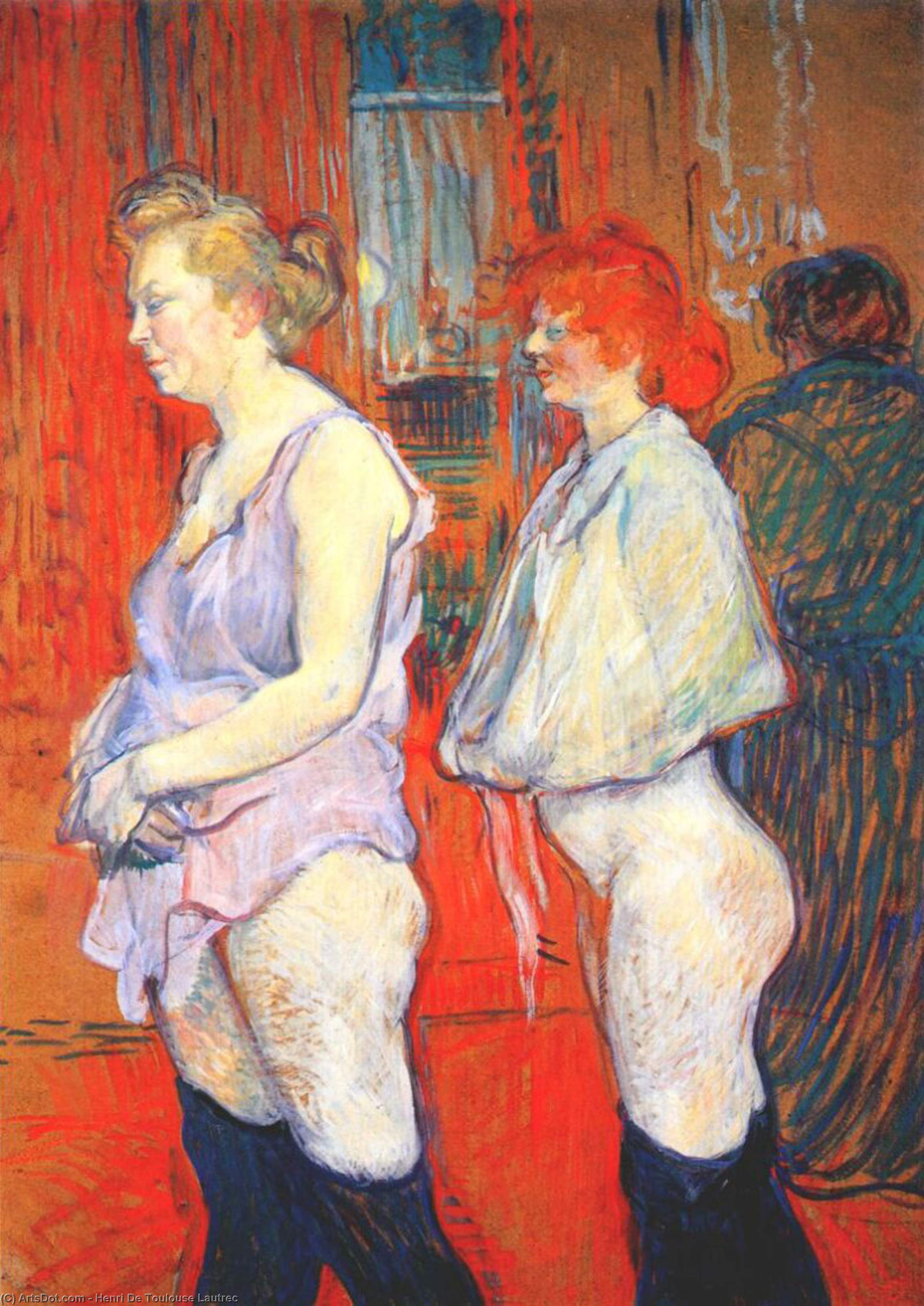 WikiOO.org - Encyclopedia of Fine Arts - Maalaus, taideteos Henri De Toulouse Lautrec - The Medical Inspection