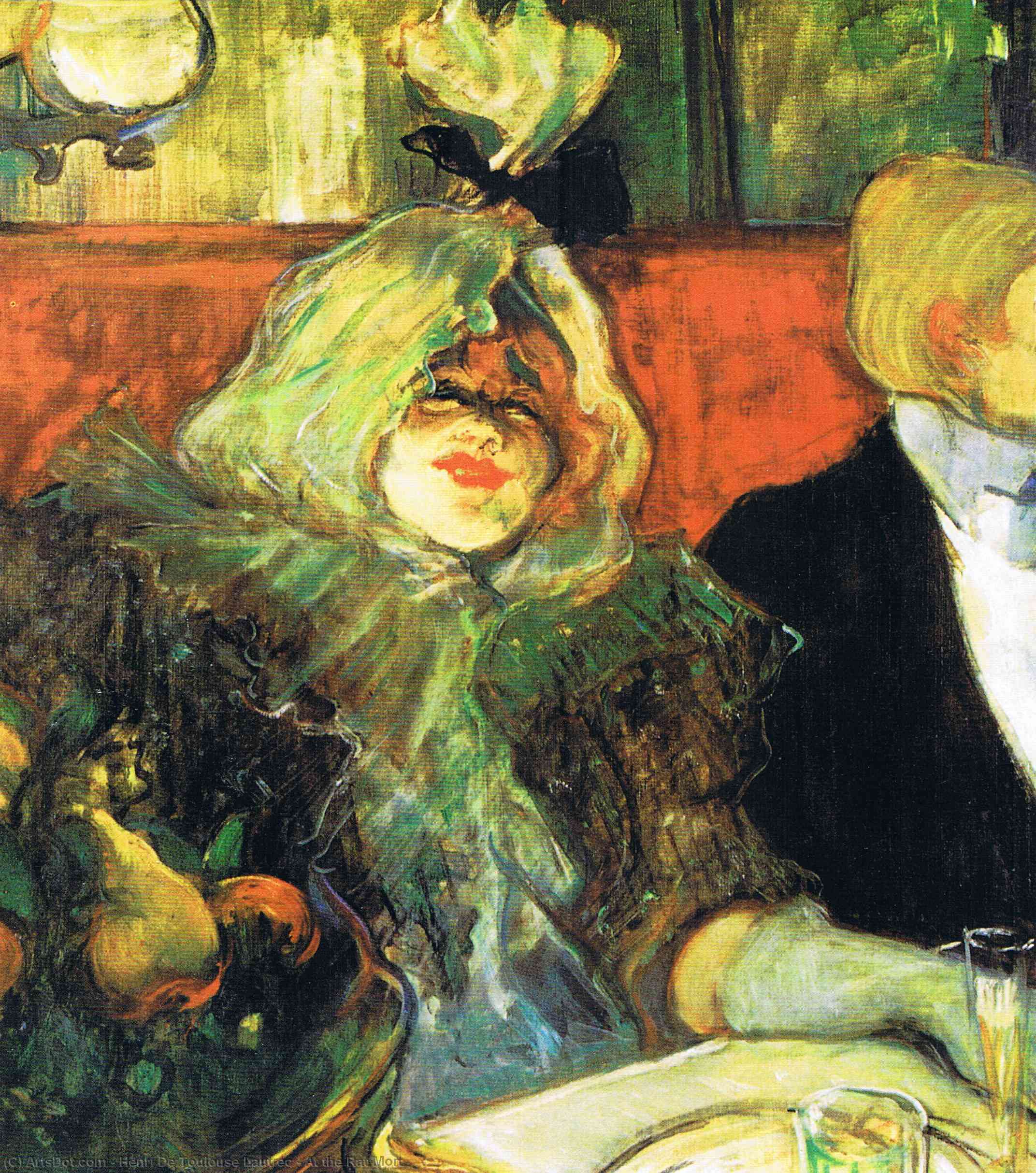 Wikioo.org - The Encyclopedia of Fine Arts - Painting, Artwork by Henri De Toulouse Lautrec - At the Rat Mort