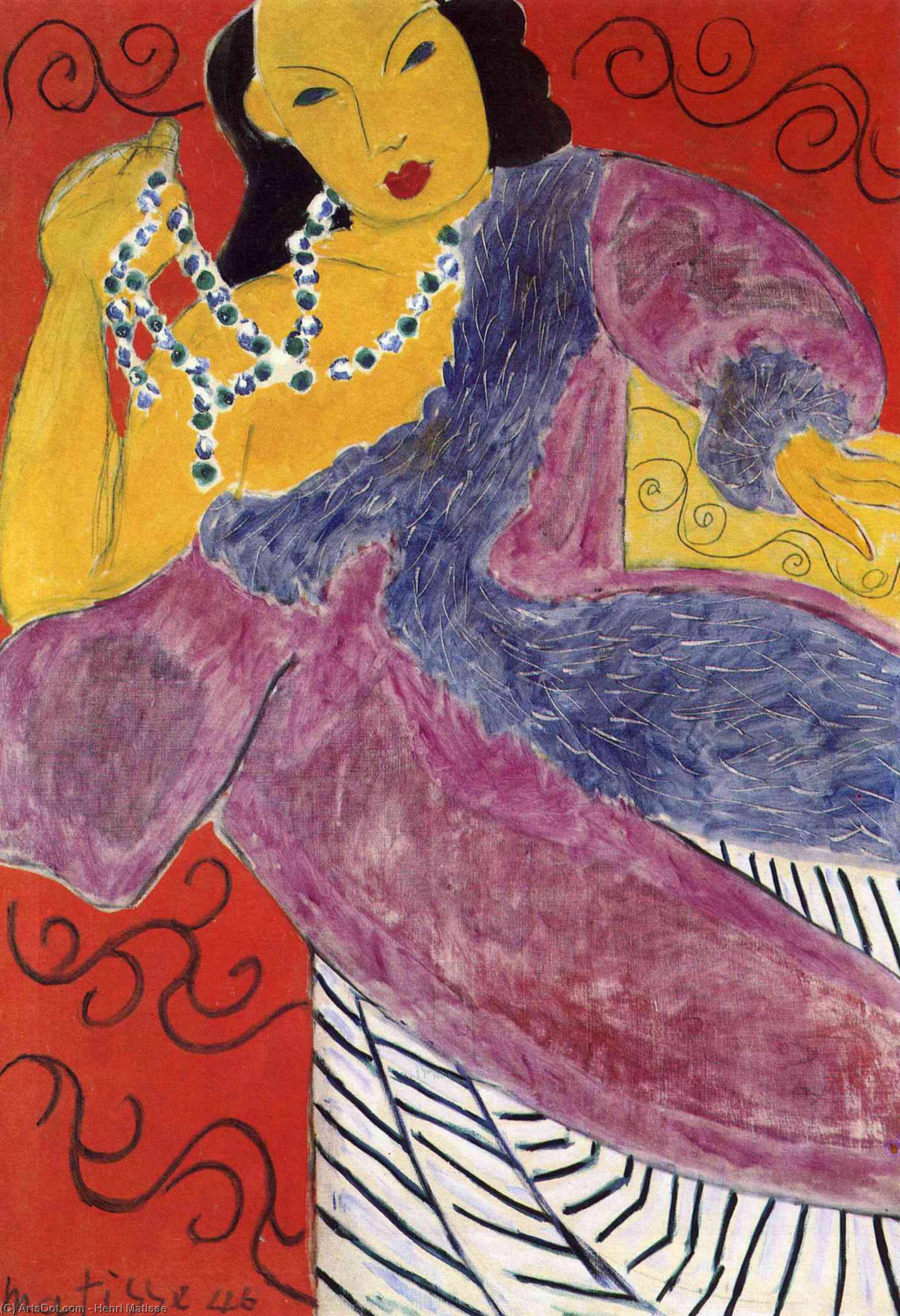 Wikioo.org - Encyklopedia Sztuk Pięknych - Malarstwo, Grafika Henri Matisse - Asia
