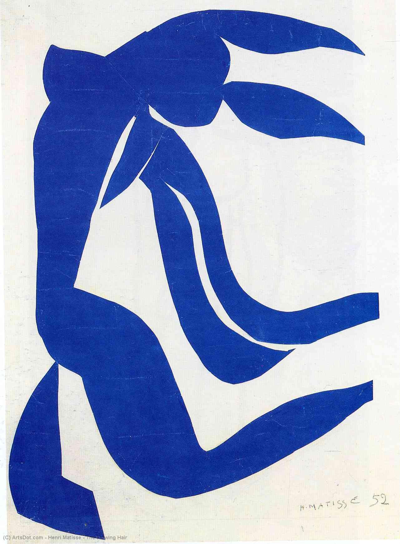Wikioo.org - The Encyclopedia of Fine Arts - Painting, Artwork by Henri Matisse - The Flowing Hair