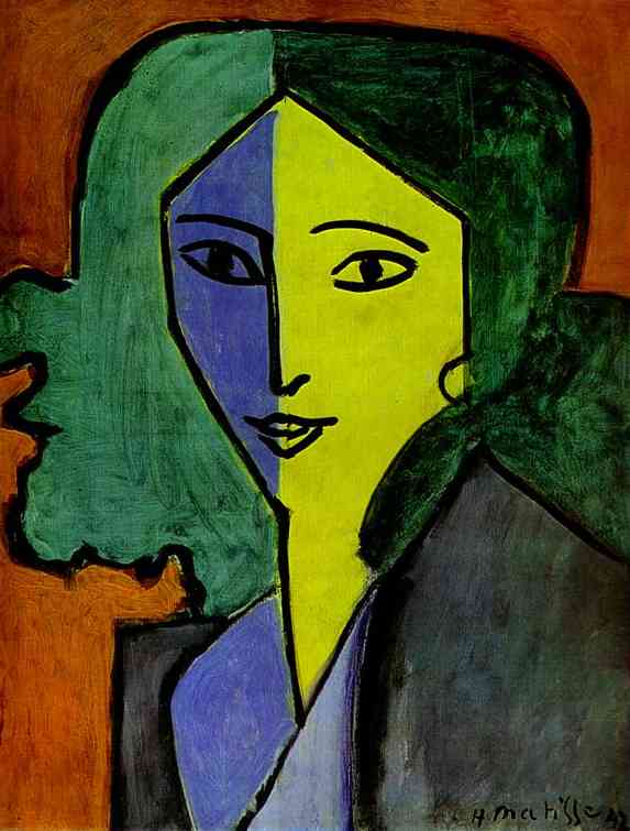 WikiOO.org - Encyclopedia of Fine Arts - Maľba, Artwork Henri Matisse - Portrait of L.N. Delekorskaya
