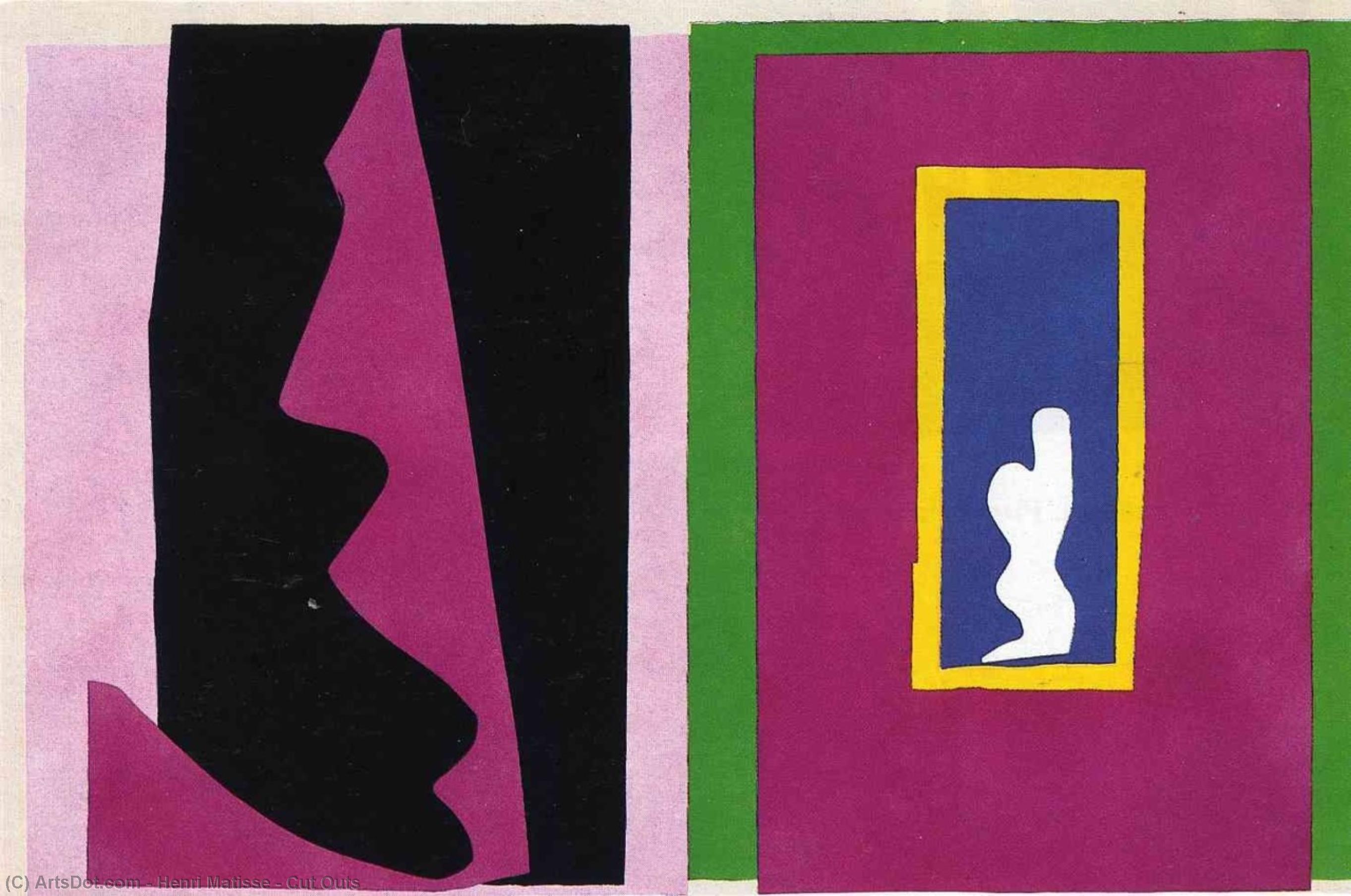 Wikioo.org - The Encyclopedia of Fine Arts - Painting, Artwork by Henri Matisse - Cut Outs