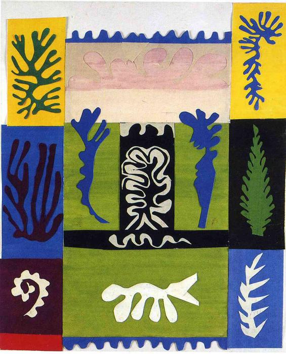 Wikioo.org - The Encyclopedia of Fine Arts - Painting, Artwork by Henri Matisse - Cut Outs