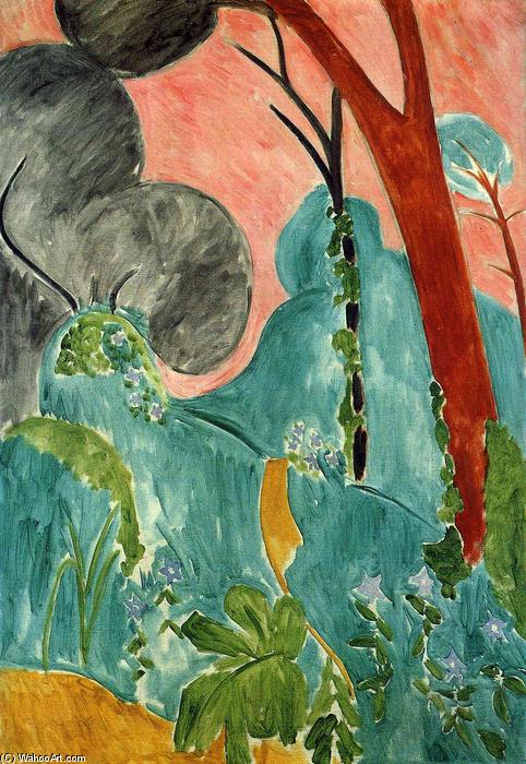 WikiOO.org - Енциклопедия за изящни изкуства - Живопис, Произведения на изкуството Henri Matisse - Moraccan Garden
