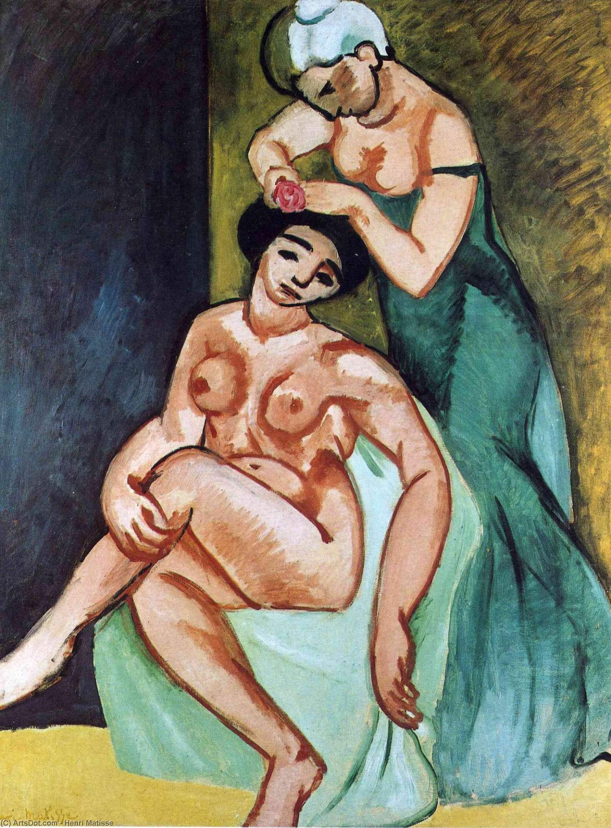WikiOO.org - Енциклопедія образотворчого мистецтва - Живопис, Картини
 Henri Matisse - Female toilets