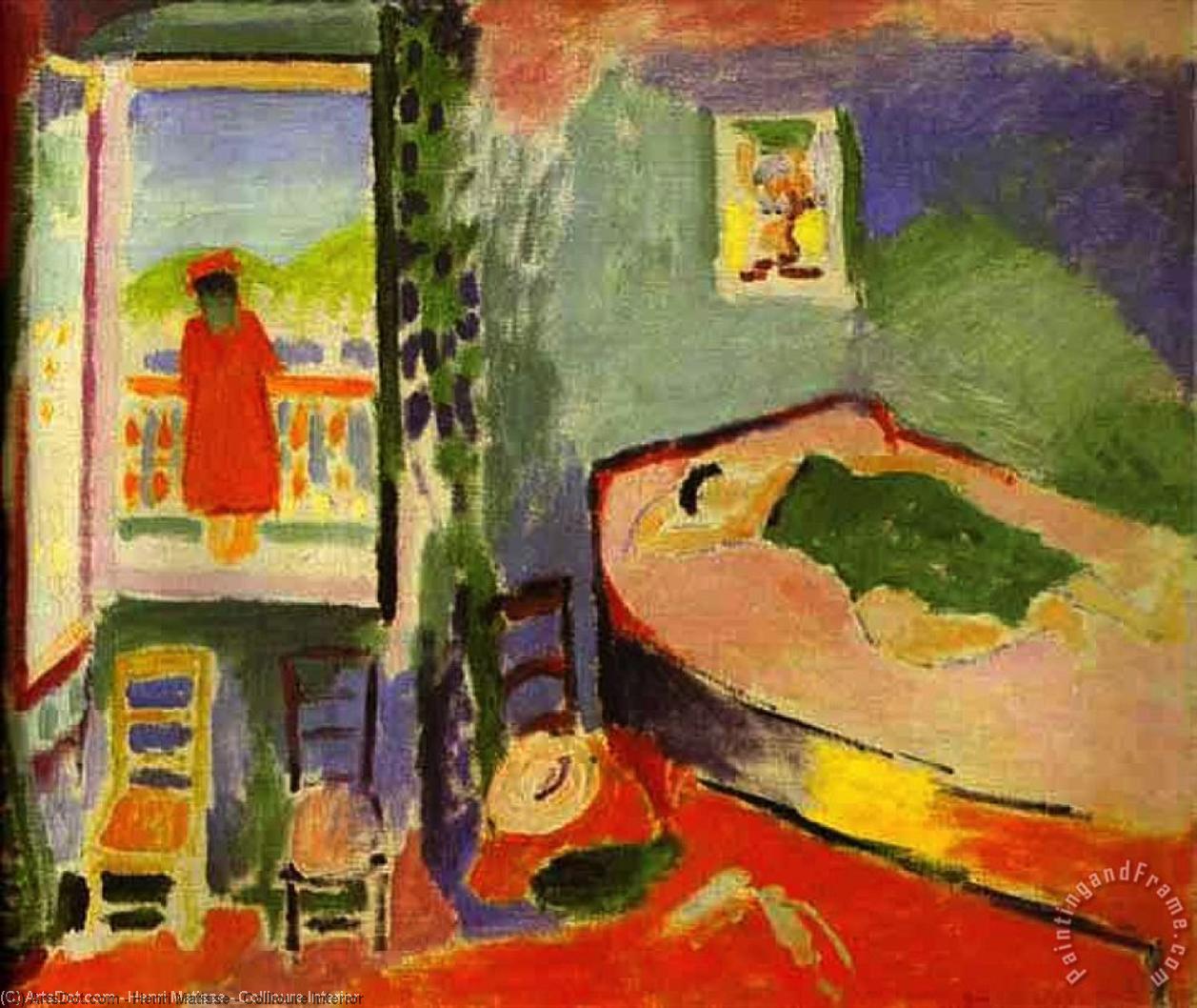 WikiOO.org - Енциклопедия за изящни изкуства - Живопис, Произведения на изкуството Henri Matisse - Collioure Interior