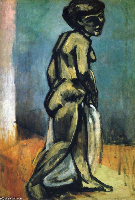 Wikioo.org - The Encyclopedia of Fine Arts - Painting, Artwork by Henri Matisse - Standing Nude (Nude Study)