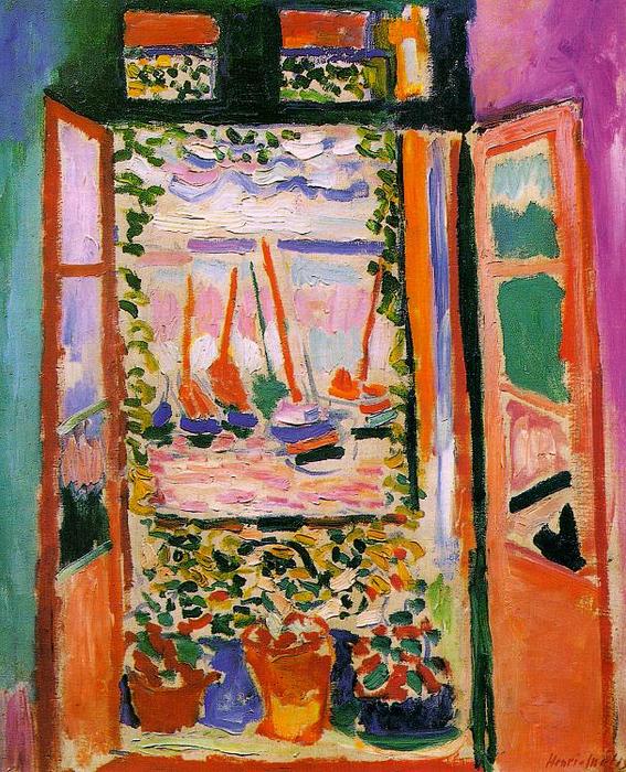 WikiOO.org - Encyclopedia of Fine Arts - Maľba, Artwork Henri Matisse - Open Window, Collioure